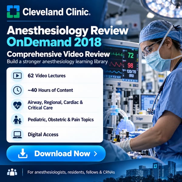 Comprehensive Anesthesiology Video Review