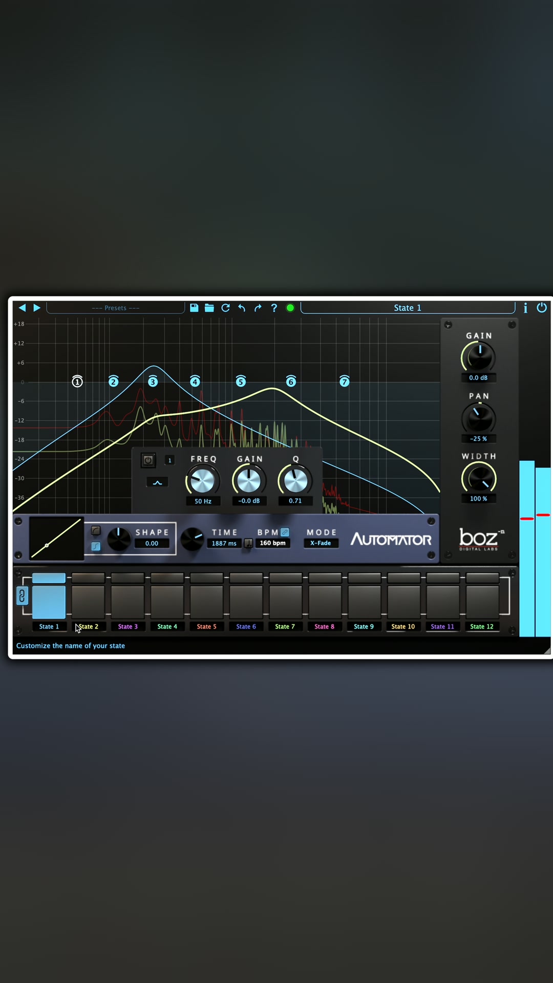 "Rad af." One lane. 38 parameters.