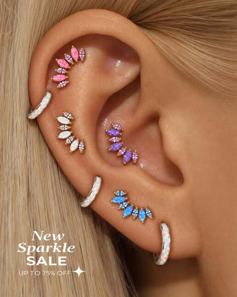 Easy to wear piercing jewelry