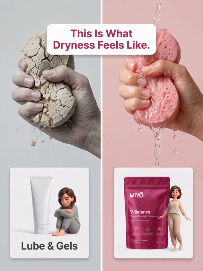 Stop Dryness. Stay Naturally Wet.