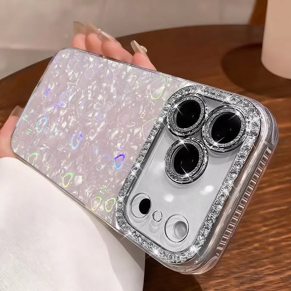 Glitter Shell Pattern Love Case