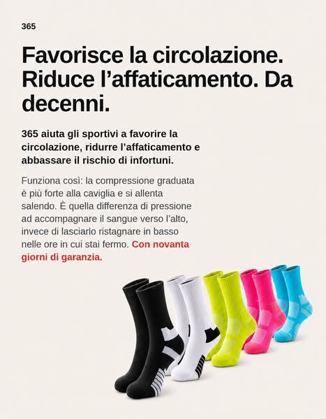 Più ossigeno ai muscoli. Meno fatica. Recupero più rapido.