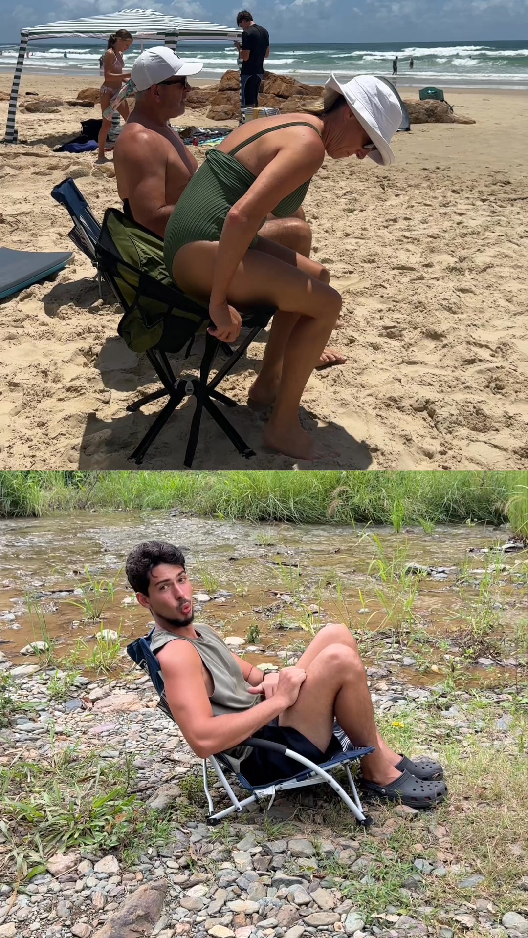 Ditch your bulky camp chairs