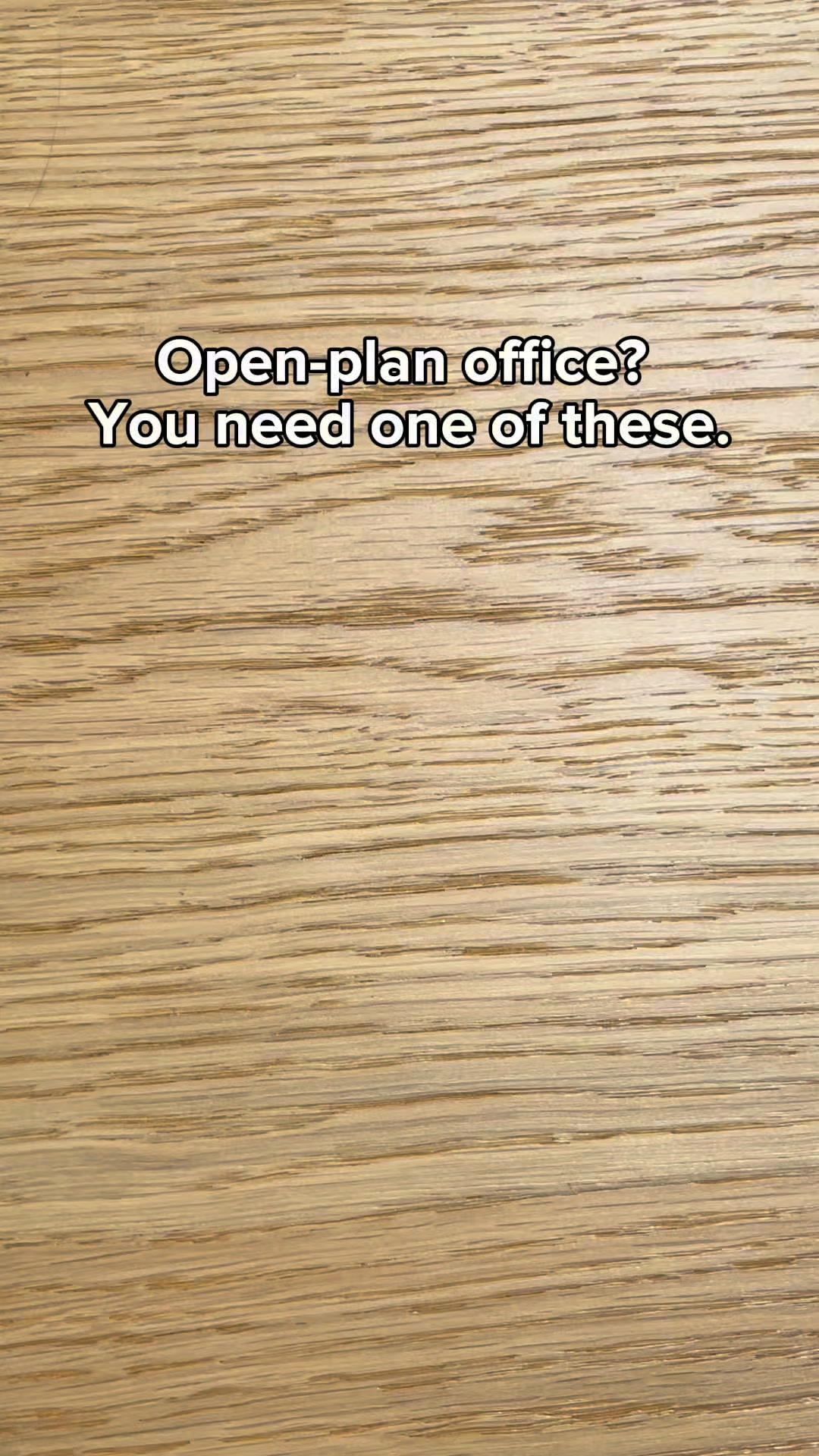 Say "I'm busy" — without saying a word