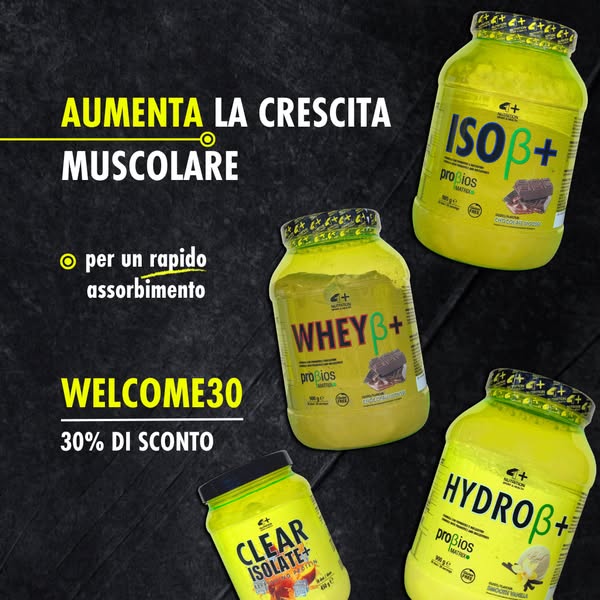 WELCOME30 sul primo ordine!