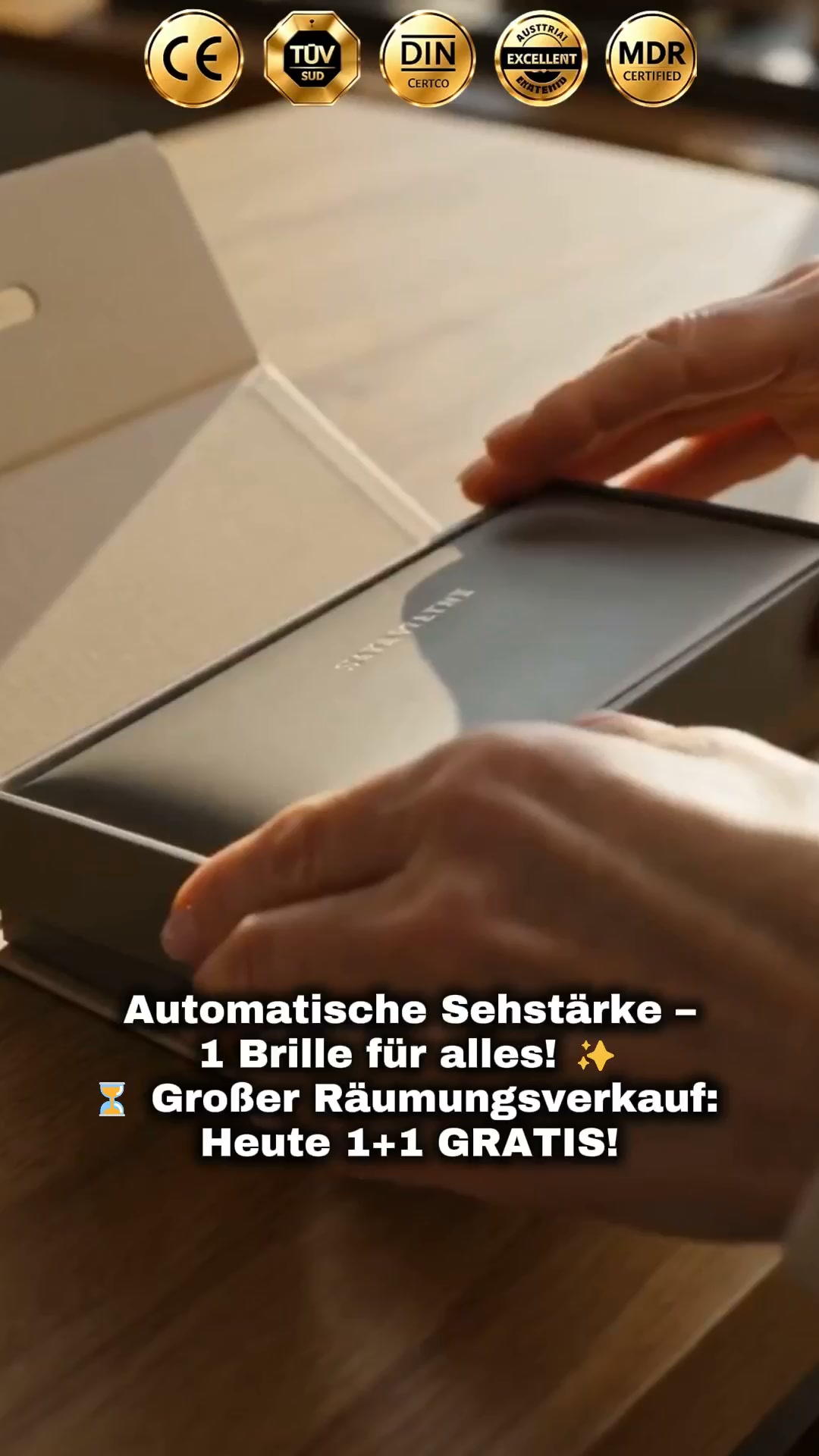 GLEITSICHT-LESEBRILLE PHOTOCHROM – 50 % Rabatt | Streng limitiert in Deutschland