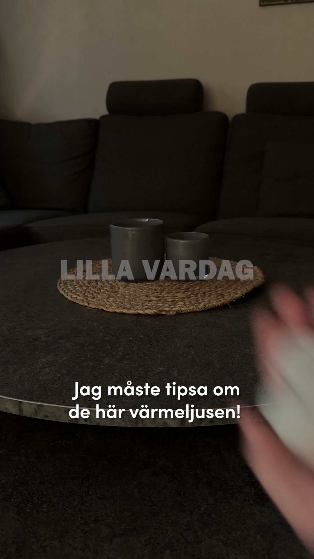 Levande ljus – utan brandrisk