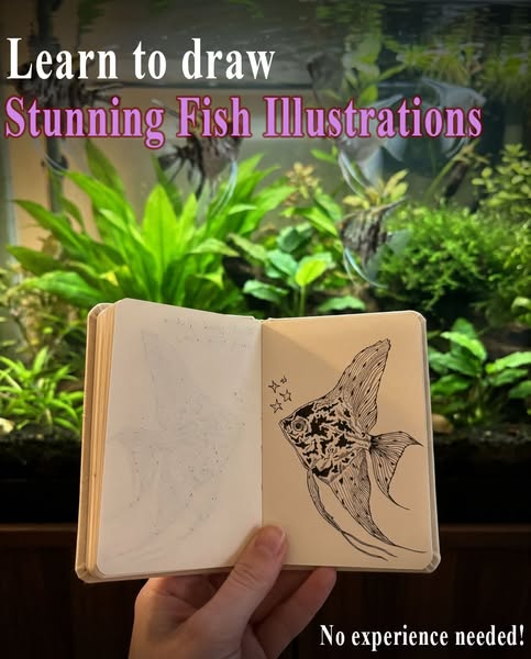 NEW: Fish Drawing Class