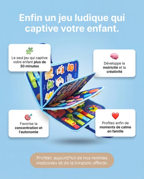 Profitez jusqu'à -60 % de remise et de la livraison offerte aujourd'hui.