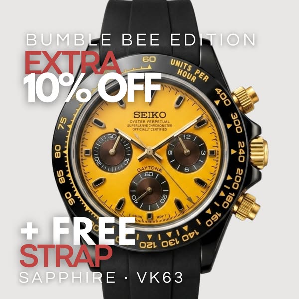 CUSTOM SEITONA CHRONOGRAPH MOD BUMBLE BEE LEGACY EDITION