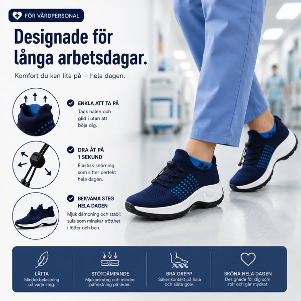 ErgoShoe - stötdämpande skor för promenader och arbete
