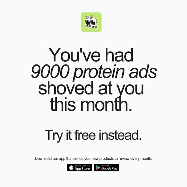 Download our app that sends you new products to review every month.