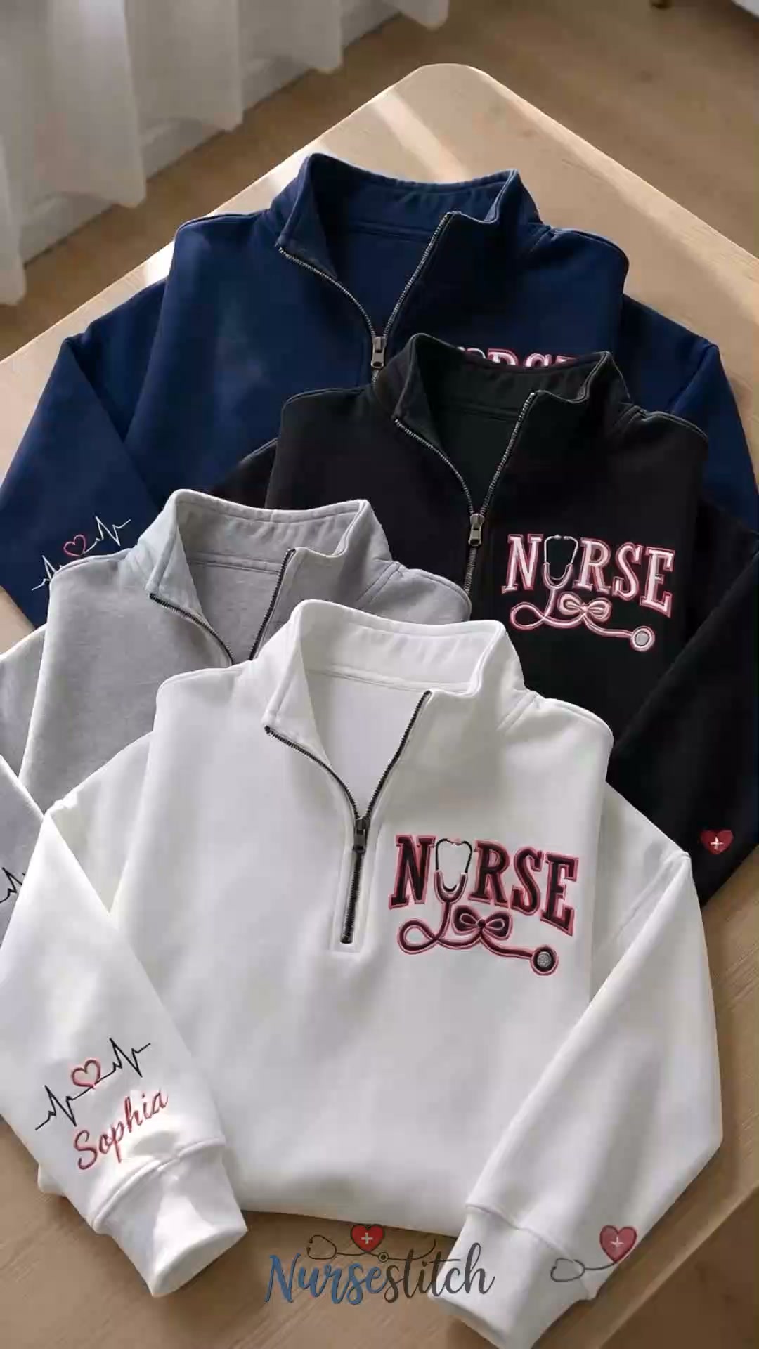 Design Your Custom Nurse Quarter Zip