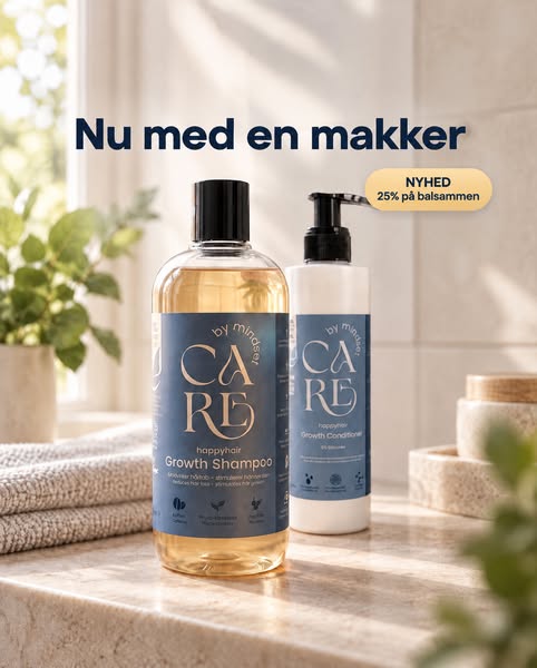 Shampoo og balsam til hovedbunden