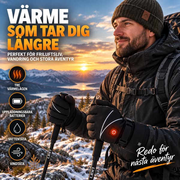 Värme på sekunder i minusgrader