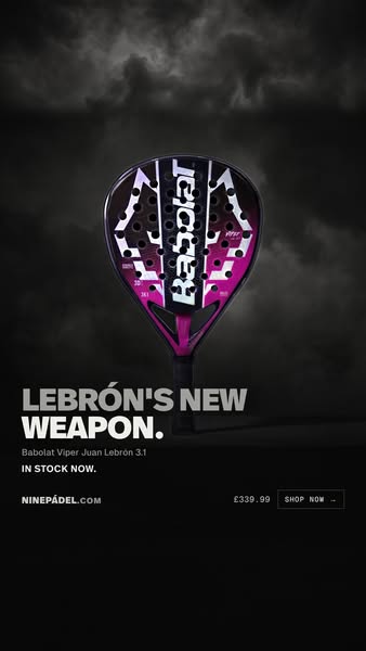 Lebrón's new weapon.