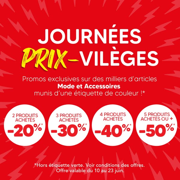 Les Journées Prix-Vilèges débarquent chez Stokomani !