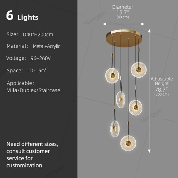 Hongqin Lighting Co., Ltd. Chandelier
