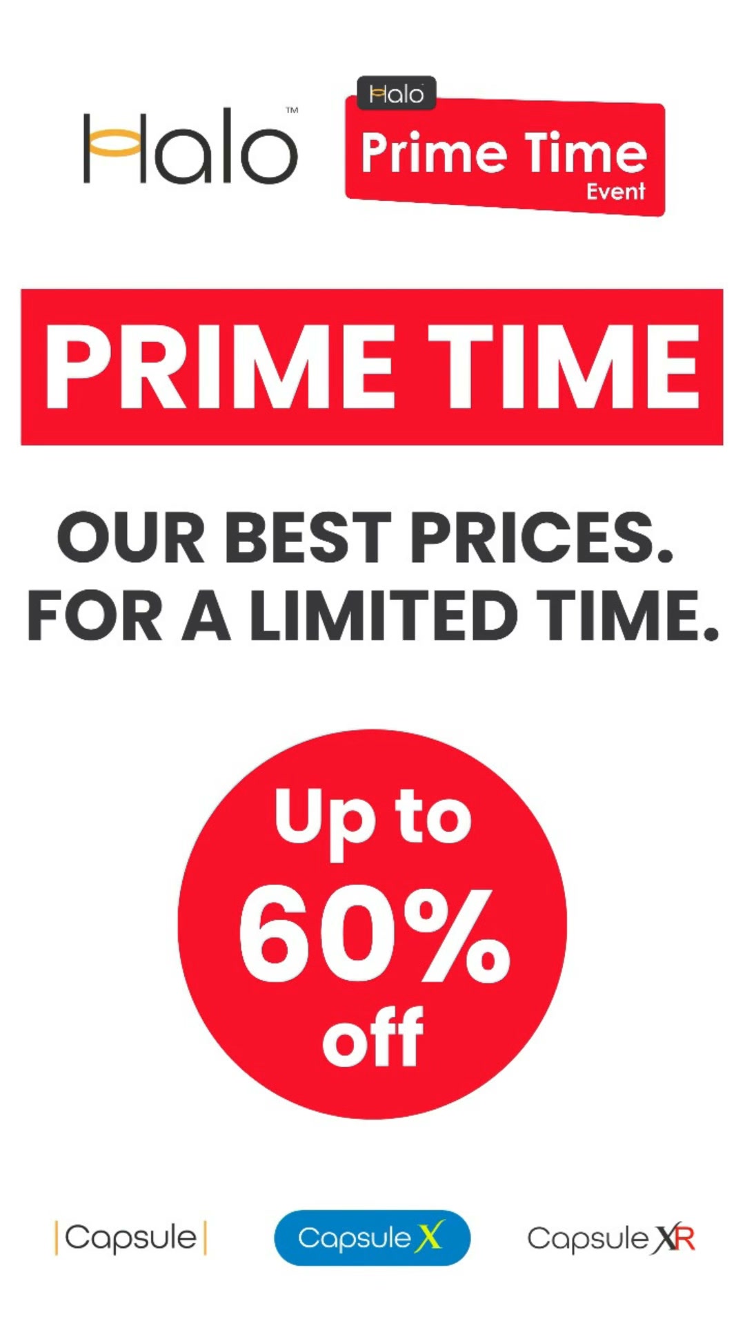 Up to 60% off