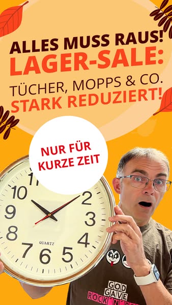 Nicht verpassen: Der EASYCLEAN Lager-Sale!