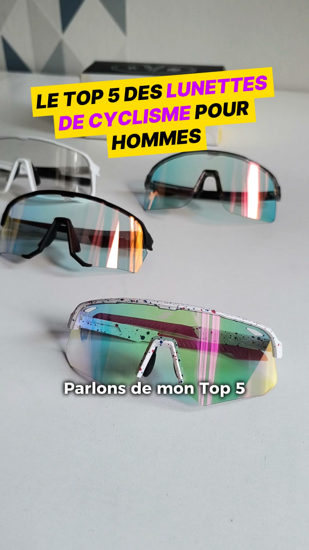 Top 5 des lunettes de cyclisme pour homme