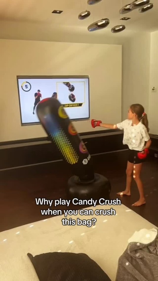 Less screen time. More punch time.