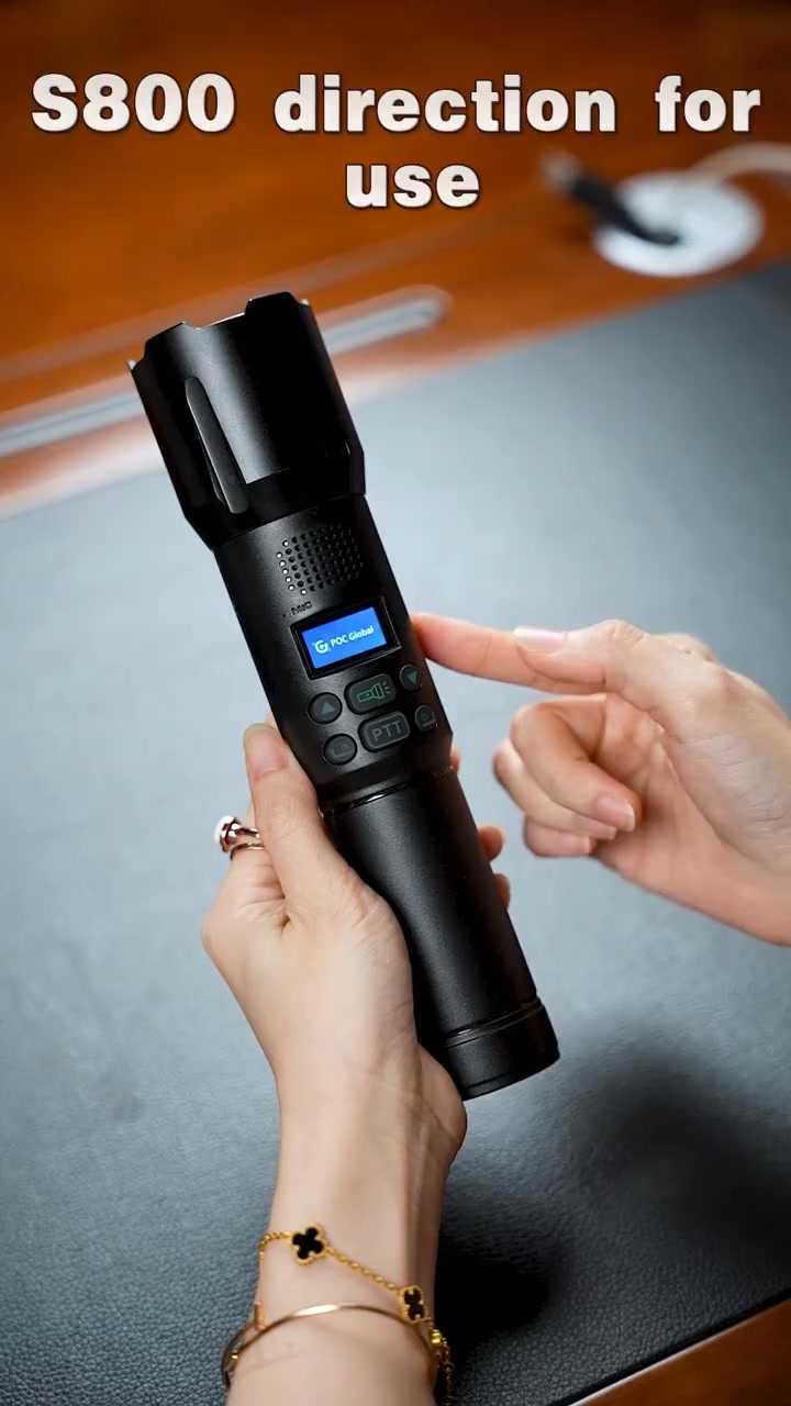5G All-Network Two-Way Radio — Nationwide Coverage & High-Intensity Flashlight