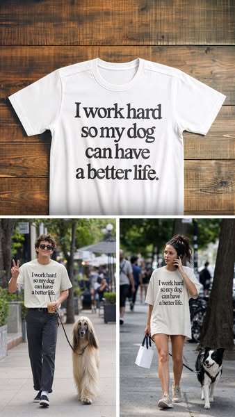 Look good. Feel great. Show your love for dogs.