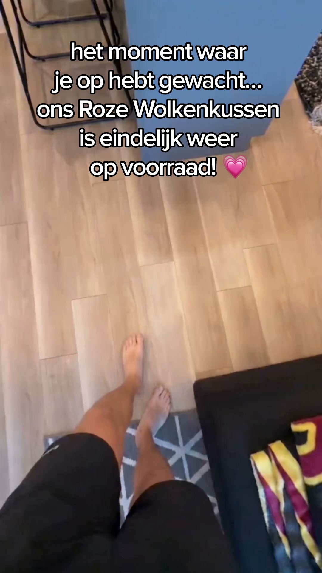 Hij is terug Roze Wolkenkussen weer op voorraad