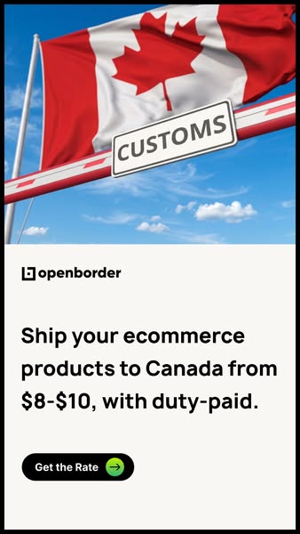 Ship to Canada from $8 with duties paid