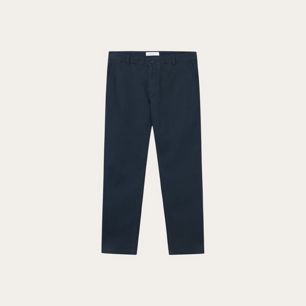 LUCA slim twill chino pants - Total Eclipse