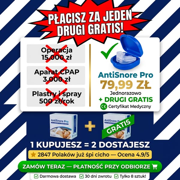 Kup 1 Dostań 2 GRATIS — Przestań Chrapać Od Dziś