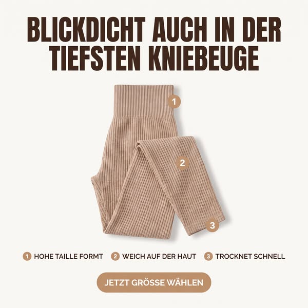 Blickdicht in jeder Kniebeuge
