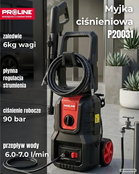 Myjka ciśnieniowa 1600 W 130 bar Proline P20031
