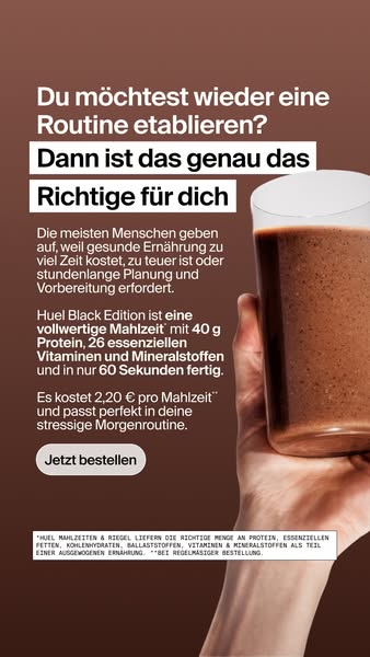 Die Mahlzeit, die kein Nachrechnen braucht
